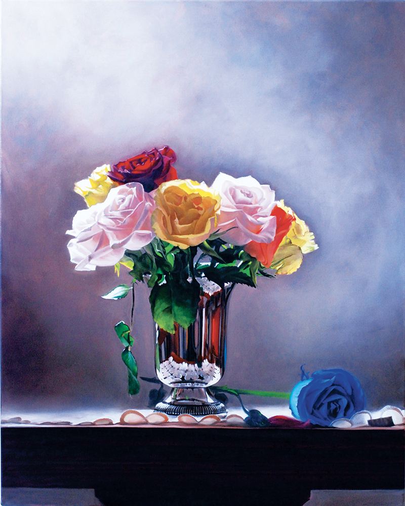 Neuf roses